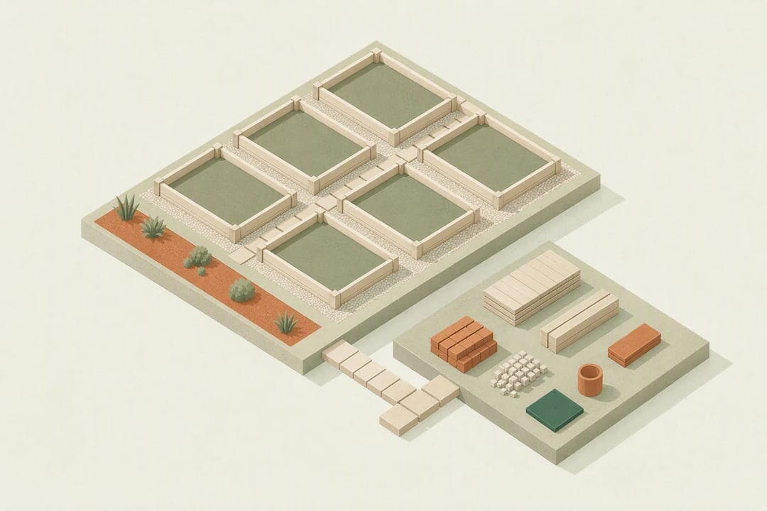 4 Foot Garden Bed Layout for Home Gardeners, Plan and Pricing