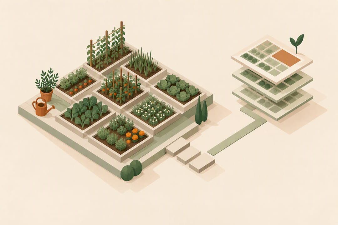 Garden Journal Ideas for Gardeners: 9 Fields, One Living 3D Model