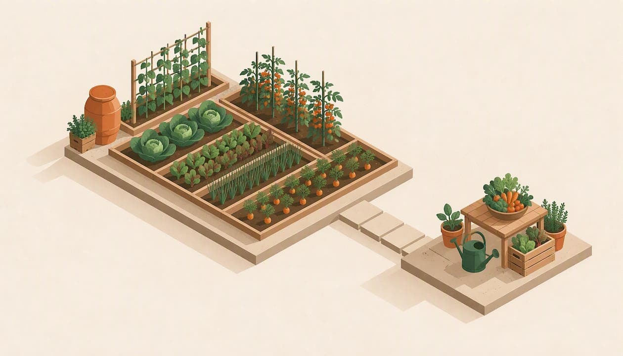 Edible Garden Planning: A Practical Guide from Site to Harvest